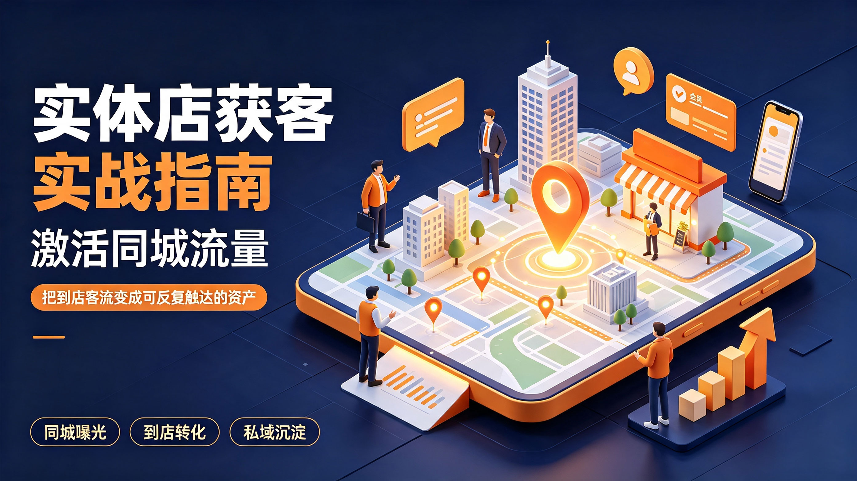 实体店获客实战指南：激活同城流量，把到店客流变成可反复触达的资产